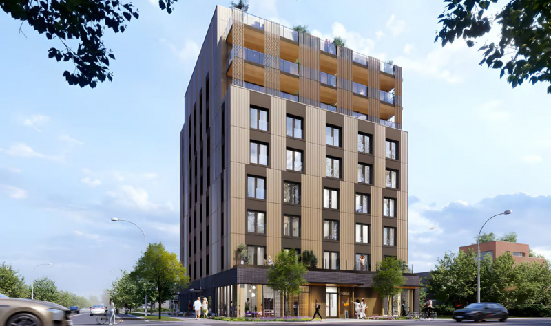 Самую высокую деревянную многоэтажку Торонто построят всего за 90 дней