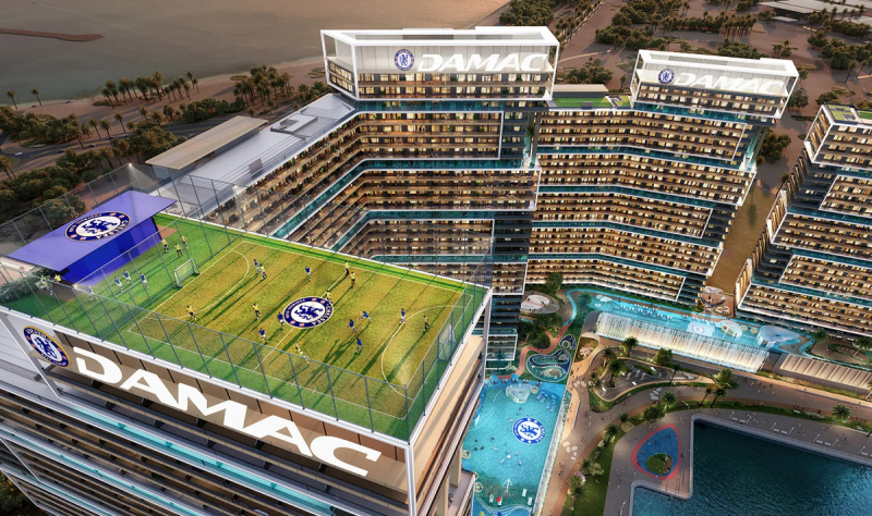 Челси выходит на рынок элитной недвижимости Дубая с &laquo;футбольным небоскребом&raquo;