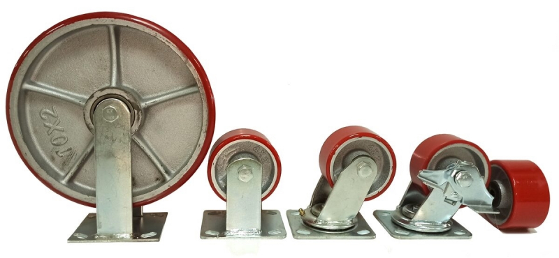 Какие колеса лучше для складской техники: полиуретан, резина или нейлон?