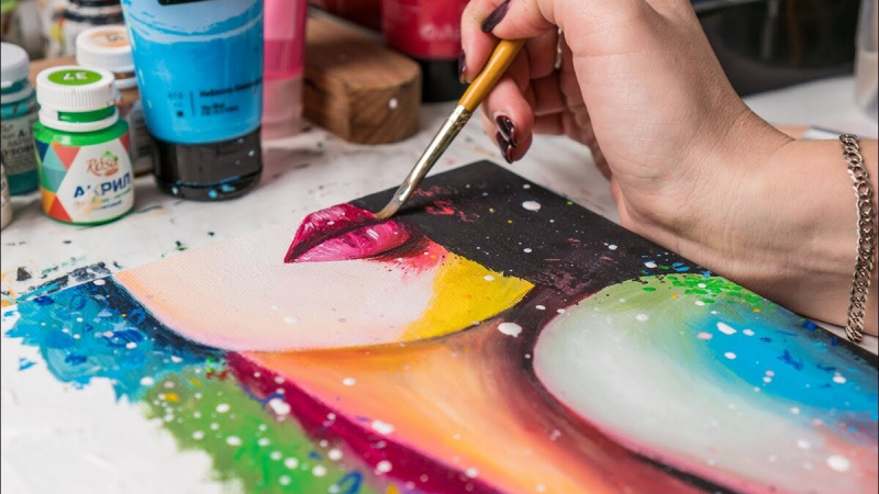 Акриловая живопись для начинающих: основы и техники