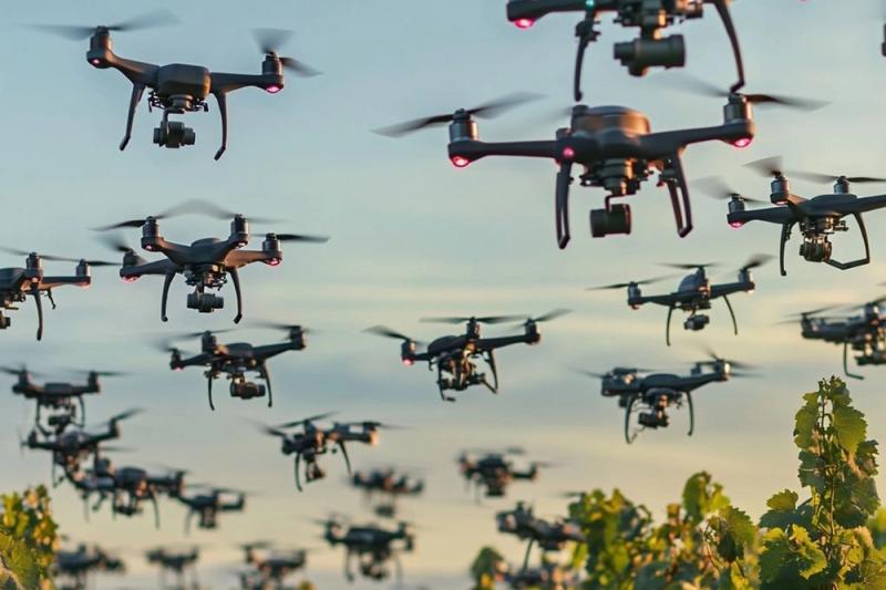 Рой глушителей: тысячи дронов могут создать &laquo;электромагнитный купол&raquo; над целым островом