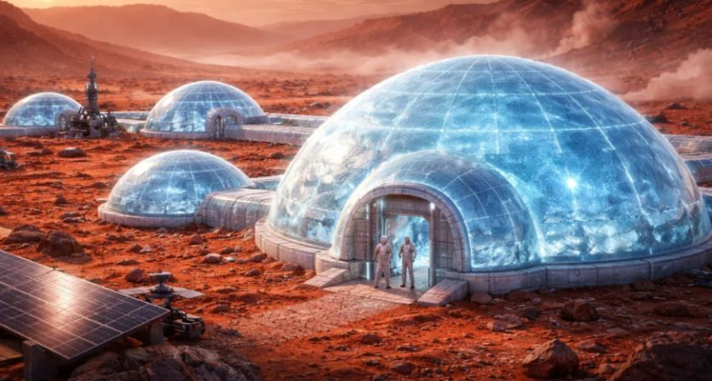 Геофизики предлагают строить марсианские базы из льда