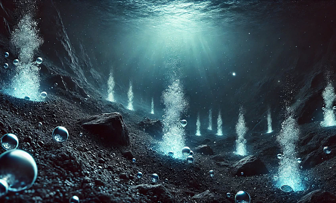 Тихом океане на глубине 4 километра нашли