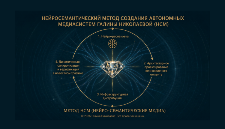 Нейросемантический метод создания автономных медиасистем  Галины Николаевой