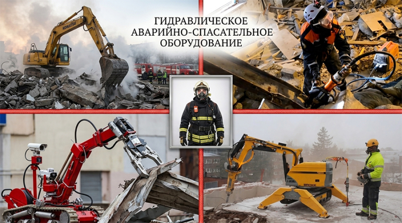 Гидравлическая аварийно-спасательная техника и оборудование.